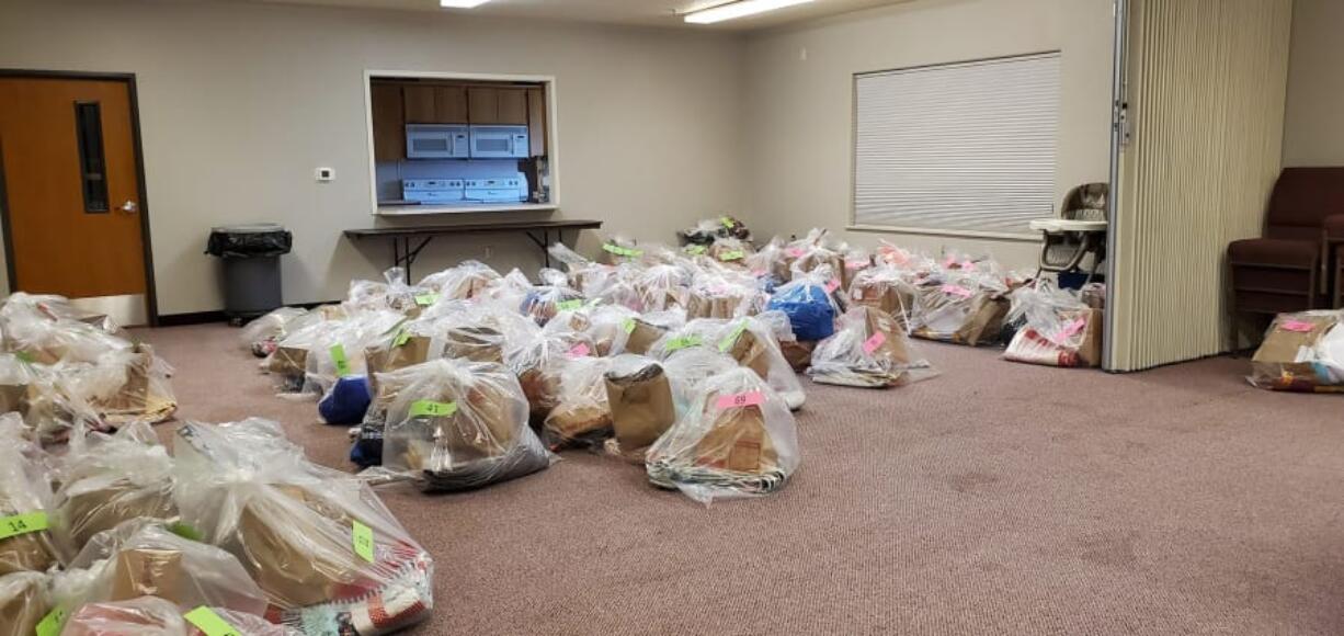 SALMON CREEK: The Fort Vancouver Lions Club moved to Hillcrest Church for its annual &quot;Santa Store&quot; for Washington Elementary School students.