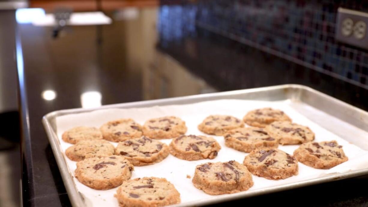 Salted butter and chocolate chunk shortbread cookies. (Colter Peterson/St.