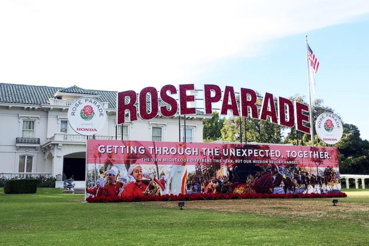 Tournament House, the headquarters of the Tournament of Roses, sponsor of the Rose Parade, is shown Wednesday, Dec. 9, 2020, in Pasadena, Calif. There won&#039;t be thousands of people watching flower-laden floats roll through the streets of Pasadena on New Year&#039;s Day, but the show will go on. Sheryl Crow leads a long list of performers and celebrity guests who will appear in a Jan. 1 television special replacing the 132nd Rose Parade, which was canceled due to the coronavirus pandemic.