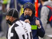 Coach Pete Carroll and the Seahawks can clinch the NFC West division title with a win over the Rams on Sunday.