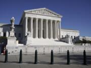 FILE - In this Nov. 4, 2020 photo, The Supreme Court in Washington. (AP Photo/J.