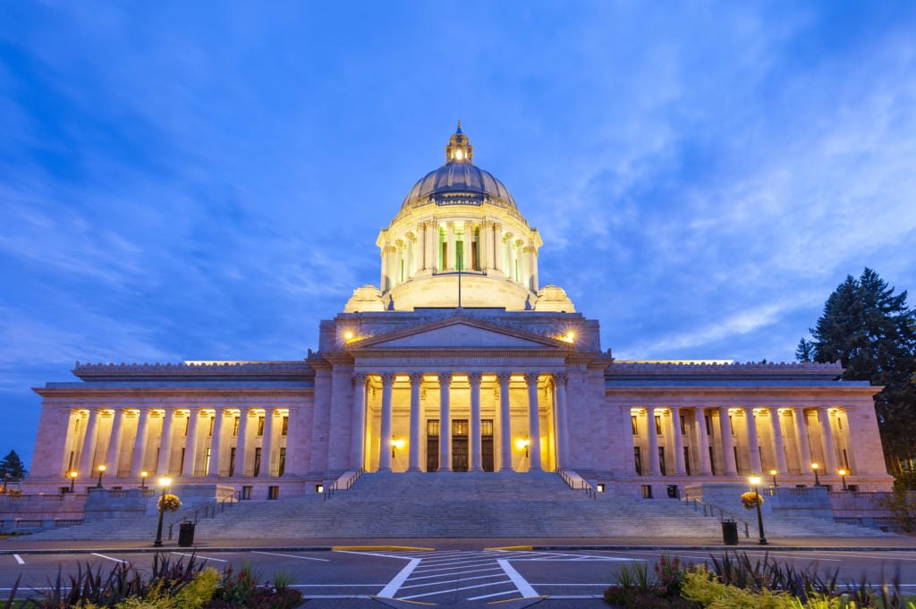 The Capitol Building in Olympia.