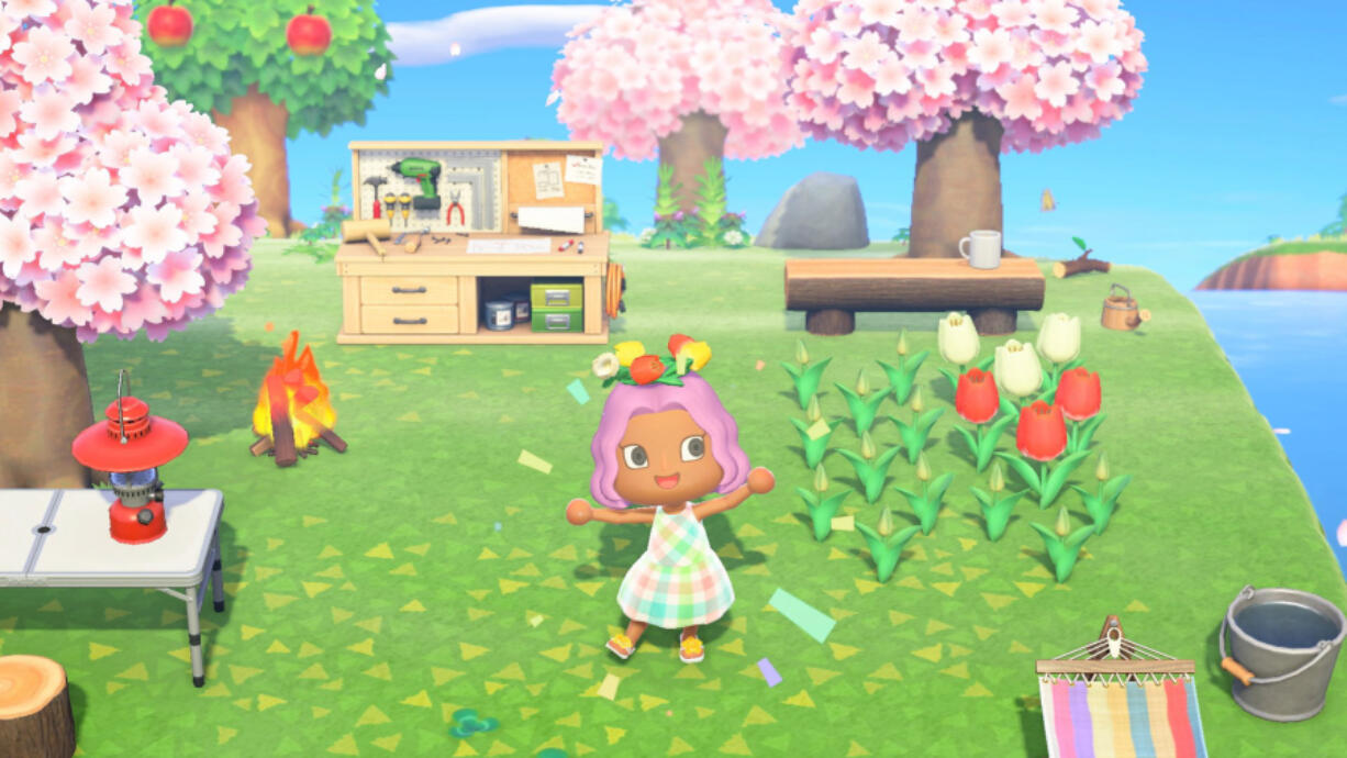 It&#039;s perfectly safe to hang out with friends in &quot;Animal Crossing: New Horizons.&quot; (Nintendo of America)