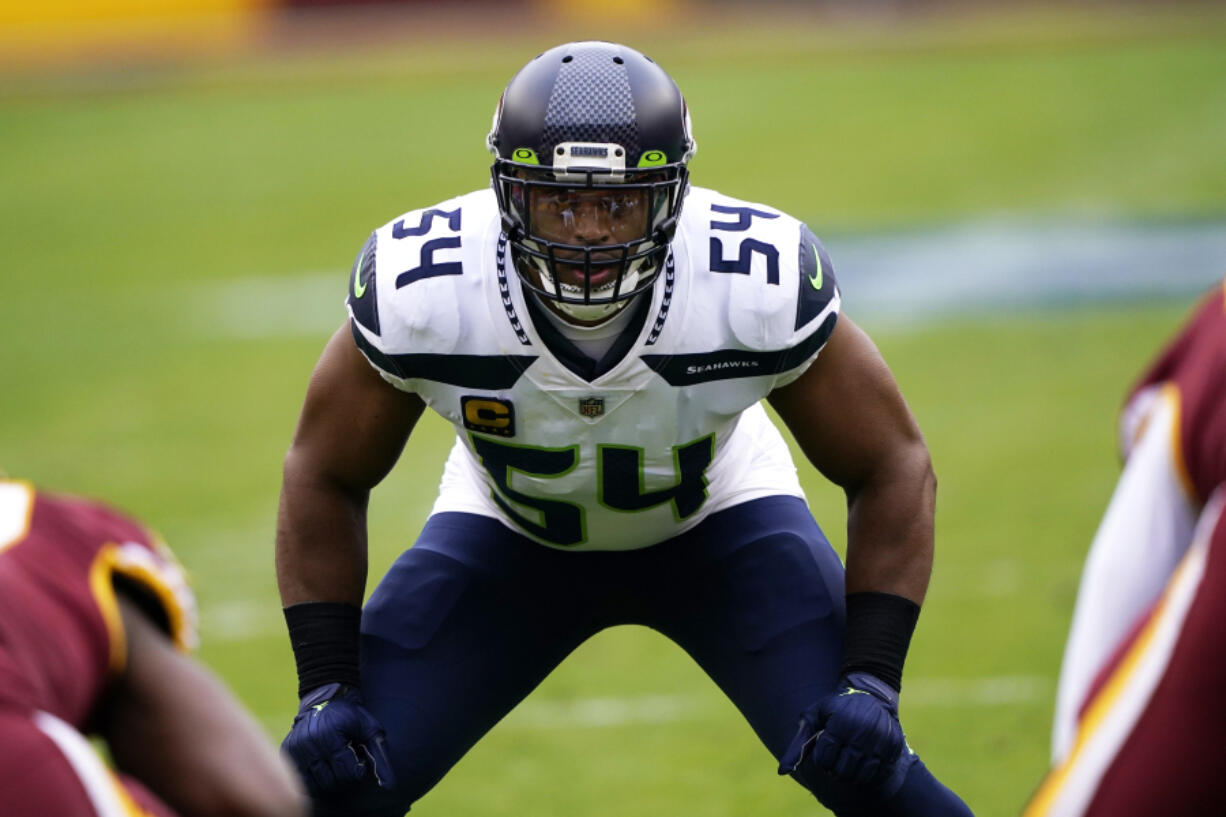 Seattle Seahawks middle linebacker Bobby Wagner was named Friday, Jan. 8, 2021, to The Associated Press NFL All-Pro Team, his sixth time on the squad.