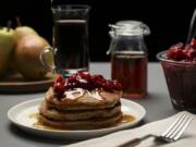 Pancakes with easy-to-prepare homemade jam.