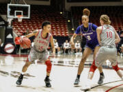 Cherita Daugherty (15), a Prairie High grad playing her junior season at Southern Utah.