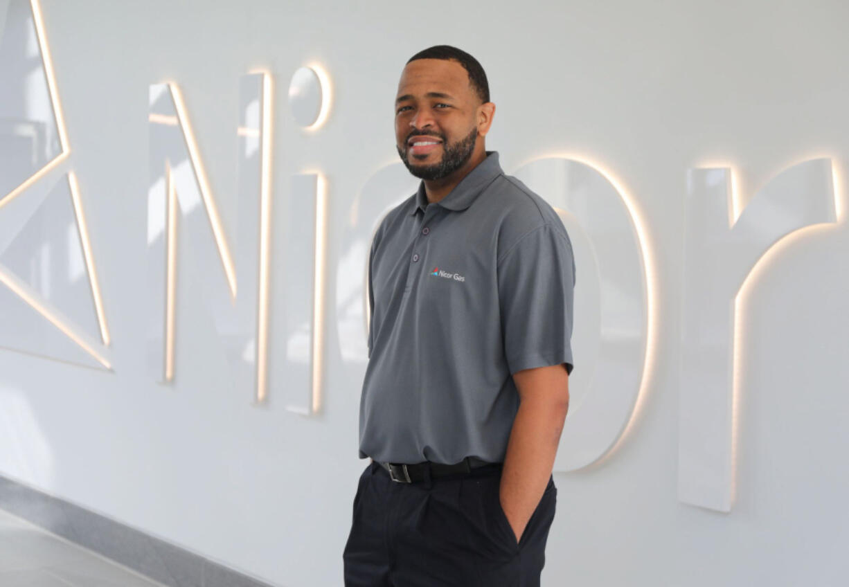 Stan Jones, demand planning engineer in supply chain management for Nicor Gas, at the utility&#039;s headquarters in Naperville, Ill., on Jan. 12, 2021.