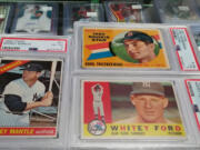 Baseball cards of Hall of Famers such as Mickey Mantle, Carl Yastrzemski, and Whitey Ford can be worth a lot depending on condition, significance, and — in the case of Ford — sudden demand by collectors because of a recent death. Super Sports Cards on Andresen Road in Vancouver has a vast card inventory that’s sure to get collectors excited.