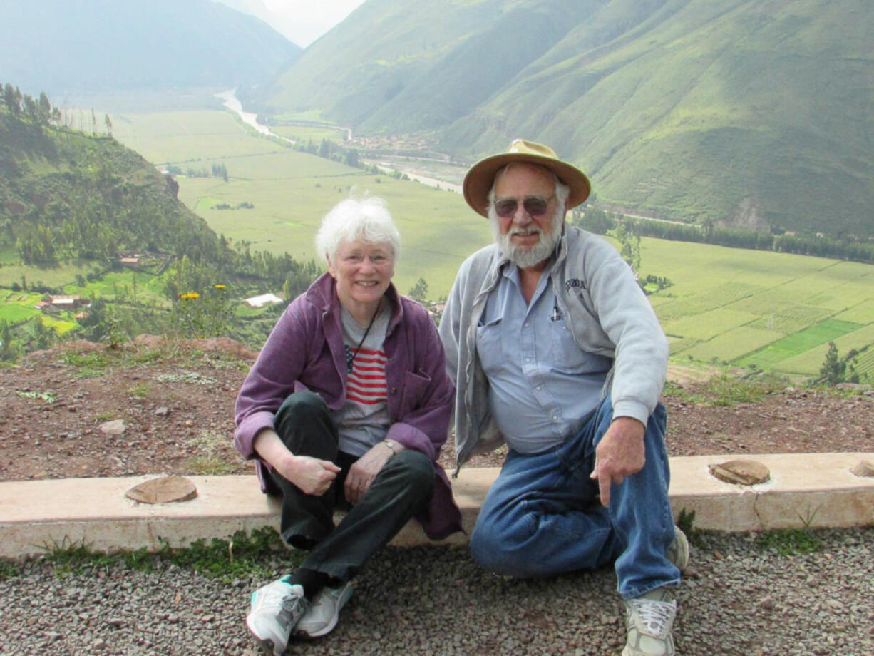 David Alt poses with his wife, Helen Alt. David Alt liked to hike and be outdoors. He died in November at age 75 due to complications from coronavirus. His son, David Alt II, is sharing his father&#039;s COVID-19 story in hopes that people who hear it will take the virus more seriously. &quot;We have a larger responsibility to the community,&quot; he said.