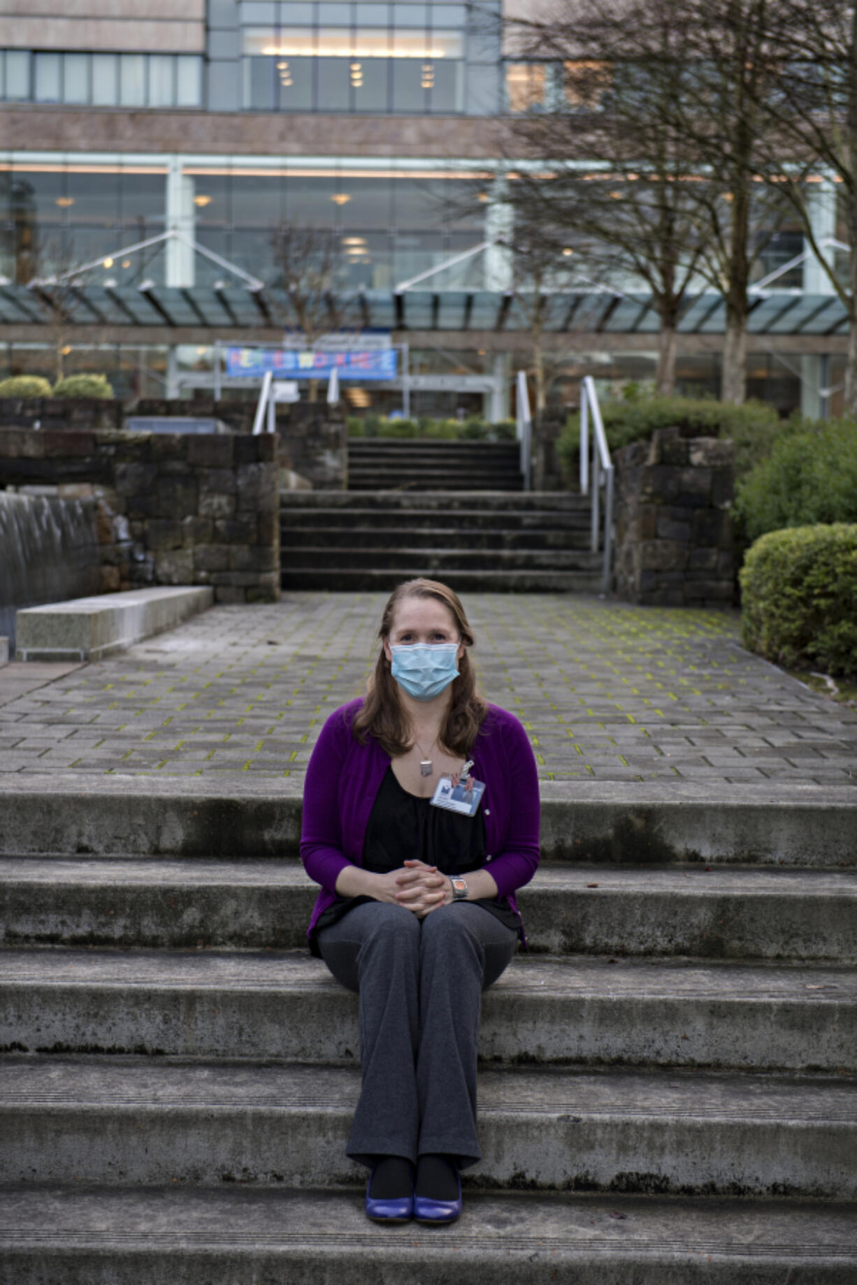 Jaellah Thalberg, a genetic counselor with the Legacy Health system, is one of two genetic counselors for the system in Clark County. She splits her time between Legacy Salmon Creek Medical Center and Legacy Emanuel Medical Center. During the pandemic, she works from her basement office in Hazel Dell.