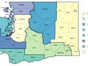 The state has grouped counties into regions to gauge COVID-19 activity for reopening, rather than county by county.