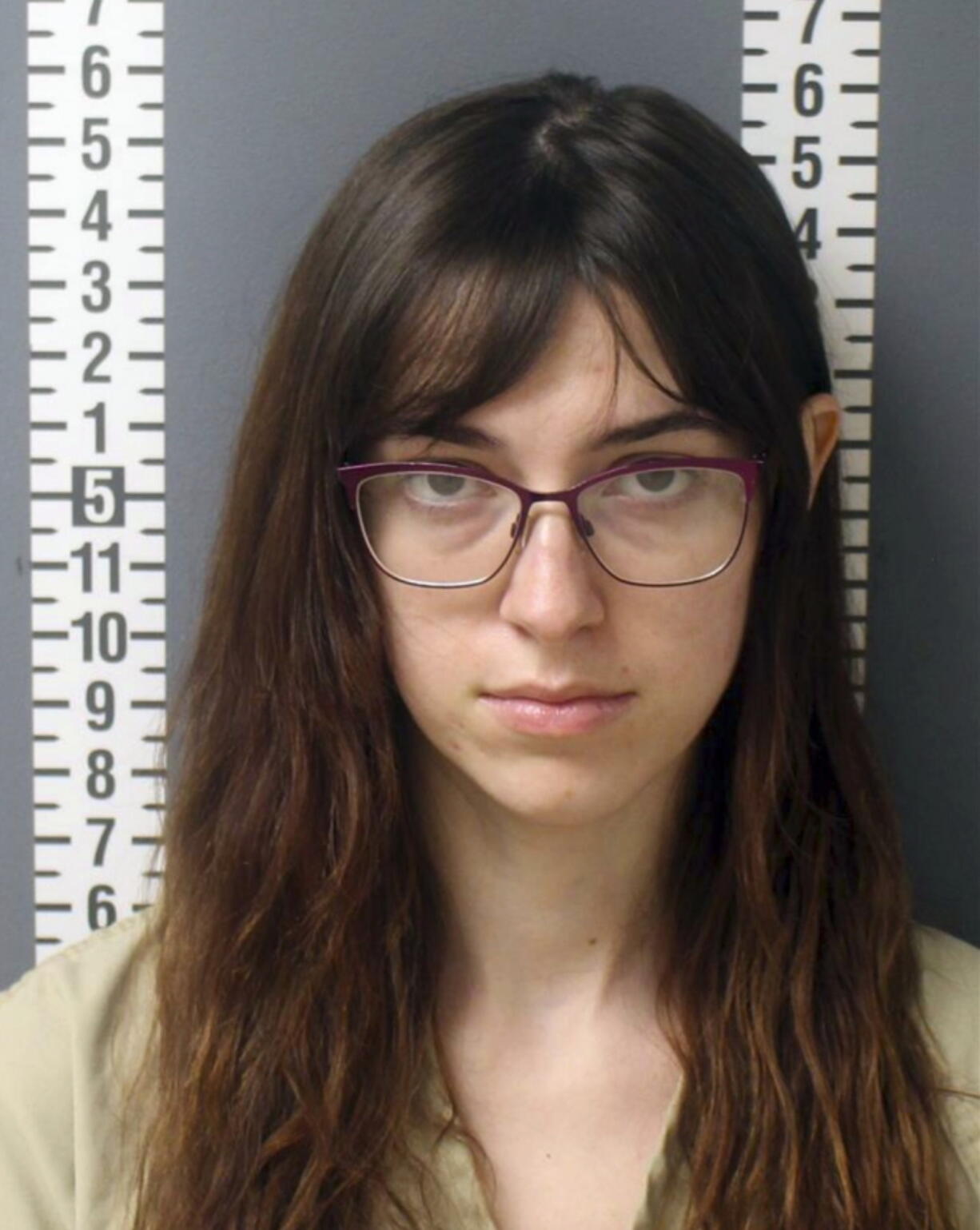 This booking photo provided by the Dauphin County, Pa., Prison, shows Riley June Williams. Federal authorities on Monday, Jan. 18, 2021, arrested Williams, whose former romantic partner says she took a laptop from House Speaker Nancy Pelosi&#039;s office during the riot at the U.S. Capitol earlier this month.