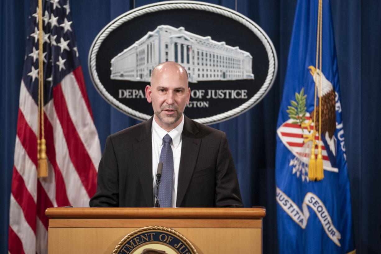 Steven D&#039;Antuono, head of the Federal Bureau of Investigation (FBI) Washington field office, speaks during a news conference Tuesday, Jan. 12, 2021, in Washington. Federal prosecutors are looking at bringing &quot;significant&quot; cases involving possible sedition and conspiracy charges in last week&#039;s riot at the U.S. Capitol.