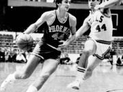 Phoenix Suns&#039; Paul Westphal (44), pictured here playing in 1976, has died. The Hall of Fame basketball player&#039;s death was confirmed by the Phoenix Suns on Saturday, Jan. 2, 2021. He was 70.