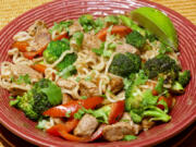 Pork Ramen Stir-fry.