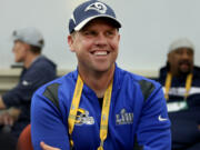 Shane Waldron was the passing coordinator with the Los Angeles Rams before being hired as the Seattle Seahawks offensive coordinator.