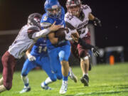 La Center running back Bryten Schmitz (5) rushed for 1,126 yards and 16 touchdowns in 2019.