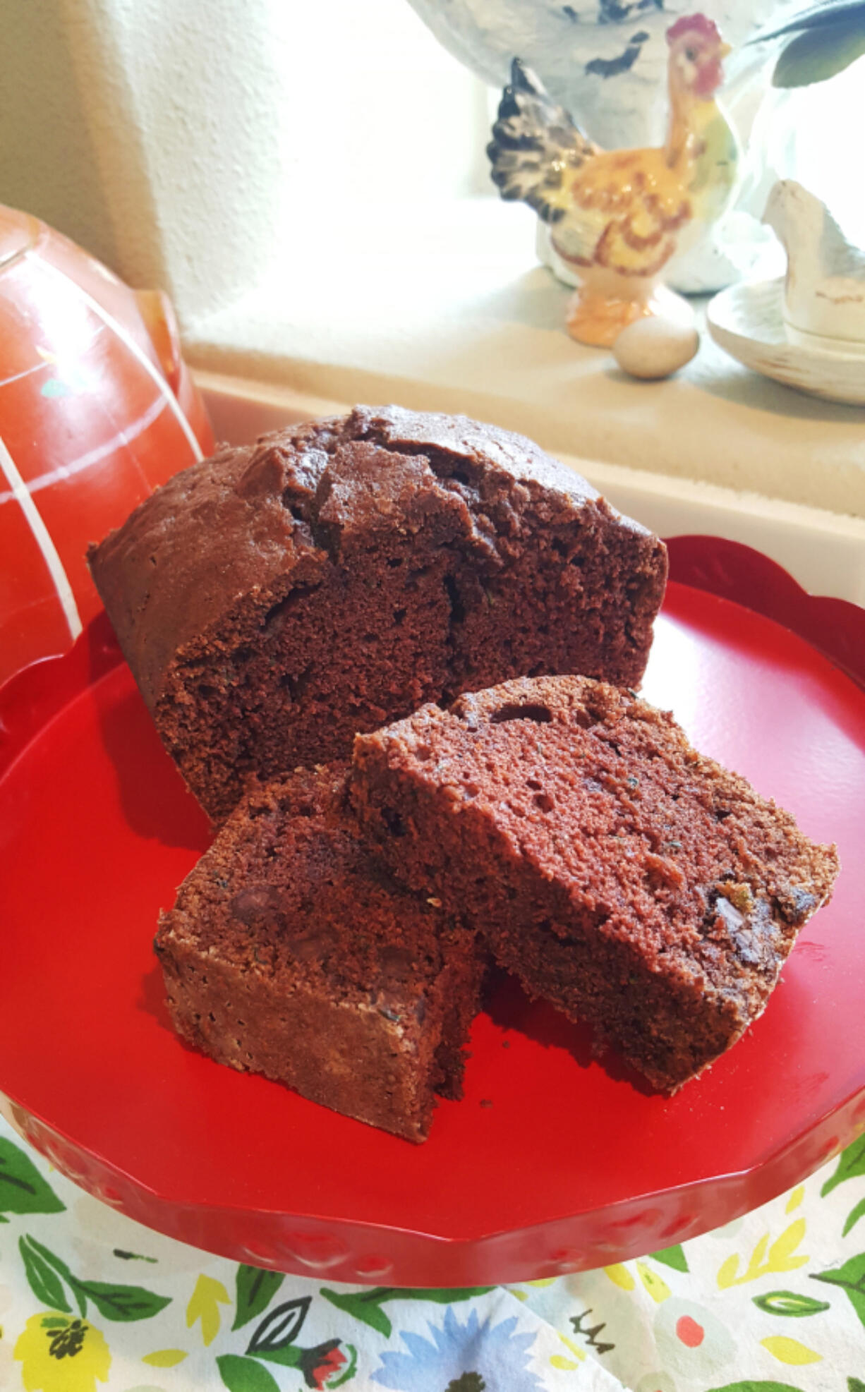 The best thing to do with zucchini, as everyone knows, is mix it with sugar and extra chocolate -- as in this Chocolate Chocolate Chip Zucchini Bread.