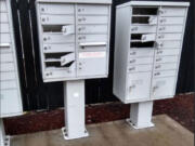 In late January, a thief or thieves busted open two cluster mailboxes using tools in a subdivision in the Heritage area, northeast of Vancouver city limits. Law enforcement officials say mail theft is up countywide.