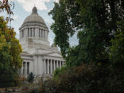 The Washington State Capitol Building, also known as the Legislative Building, photographed on Wednesday, Oct. 21, 2020, in Olympia, Wash.