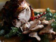 Roast pork loin with maple glaze (Laurie Skrivan/St.