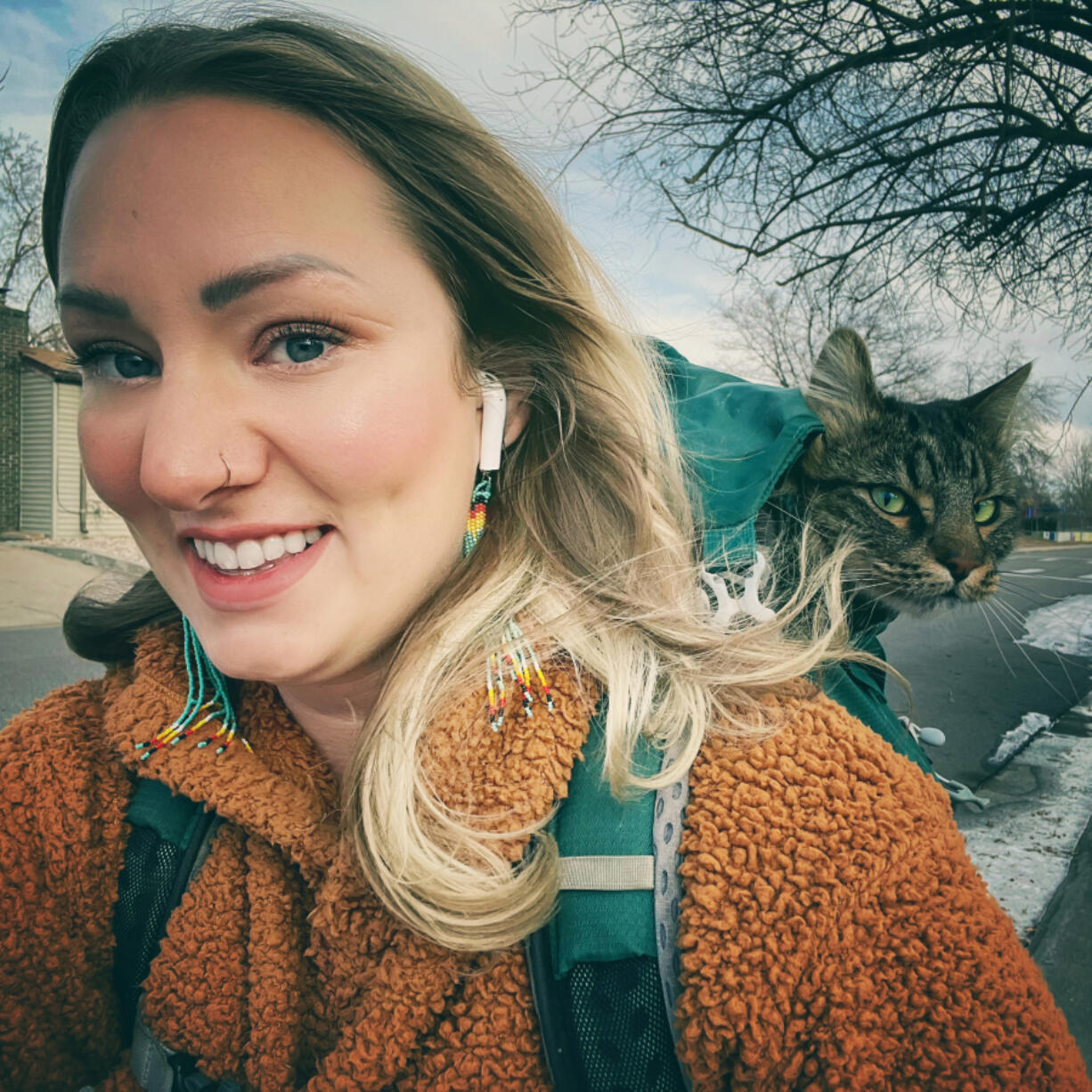 Laura Klein takes her cat, Remy, on hikes and adventures around Colorado, chronicling their adventures on Instagram, (Courtesy Laura Klein/TNS)