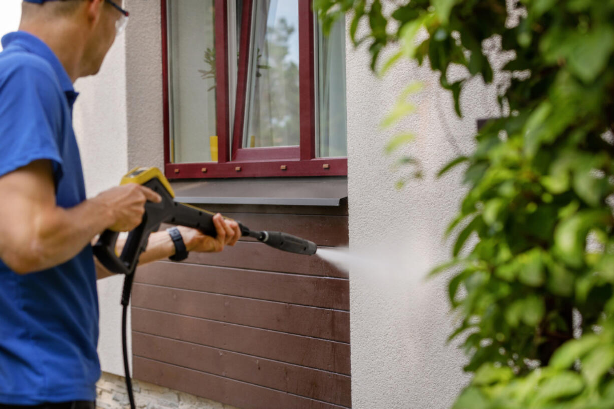 Pressure washing is a powerful tool to clean your house, driveway or decks, but it must be used carefully.