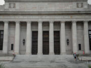 Washington State&#039;is Supreme Court Building, also known as the Temple of Justice, photographed on Wednesday, Oct. 21, 2020, in Olympia, Wash.