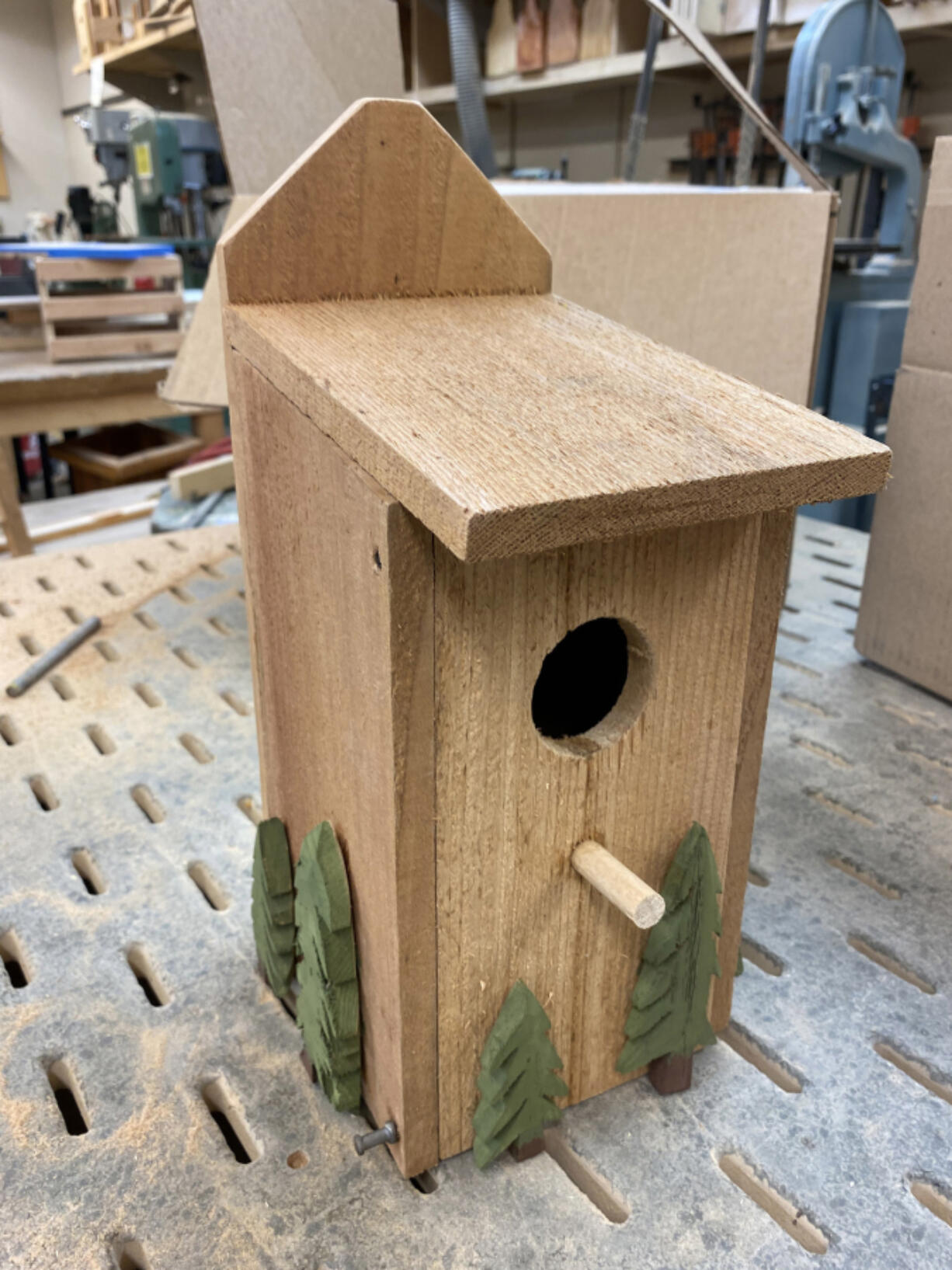 WASHOUGAL: A bird house by Alaina Kestner of Washougal High School.