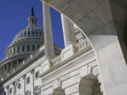 Sun shines on the U.S. Capitol dome, Tuesday, March 2, 2021, in Washington.