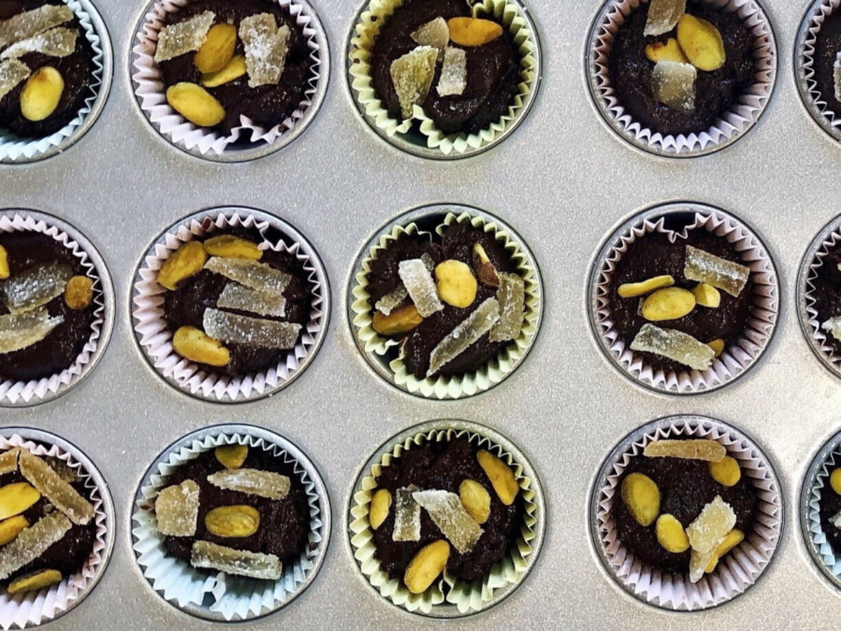 Chocolate tahini cups (Elizabeth Karmel/Associated Press)