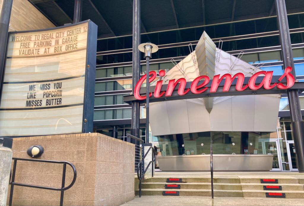 The Regal Cinemas location in downtown Vancouver has been closed for months.