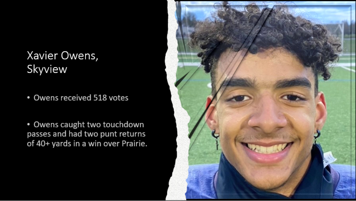 Xavier Owens, Week 3 prep football player of the week