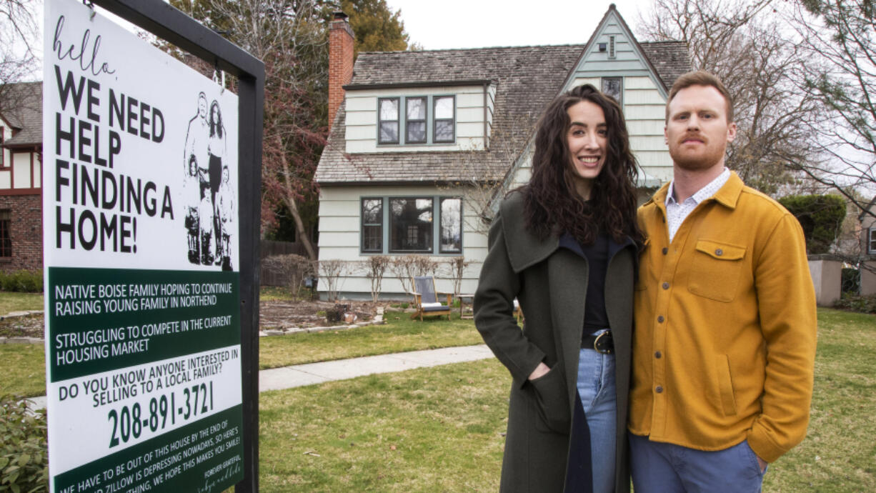 Robyn and Justin Parrish have to move out of their rented home at the end of May and want to buy their own home in Boise&#039;s North End, but can&#039;t afford to pay more than the market price.