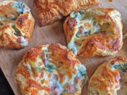 Turn your leftovers into savory tarts filled with spinach, Swiss cheese and diced ham.