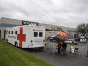The American Red Cross teamed up with Paul Davis Restoration of Portland/Vancouver for a blood drive Wednesday in Vancouver in response to blood shortages caused by the COVID-19 pandemic. The Red Cross needs a constant supply of blood.