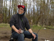 Clark County poet laureate Armin Tolentino used to go fishing on the East Coast with his father. These days he pursues the hobby at Vancouver Lake. He's working on a series of new poems about fishing now, he said.