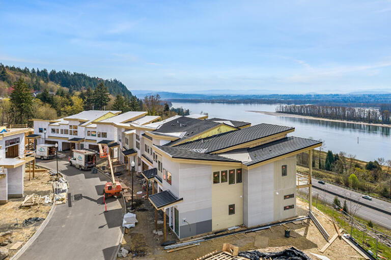 Boulder Ridge, featuring 24 luxury townhomes, is located off HWY 14 and 192nd Ave.