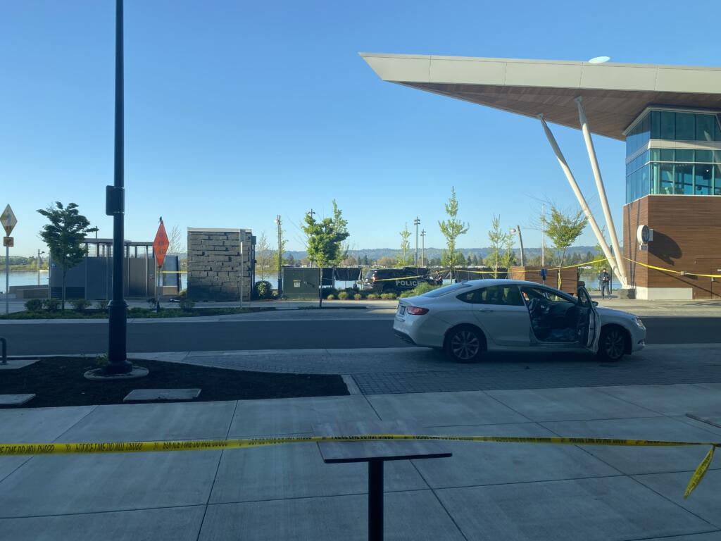 A Saturday morning shooting at the Waterfront Vancouver left one person dead.