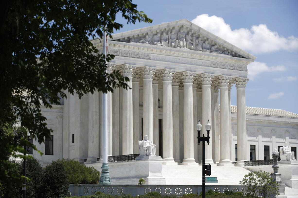 In this June 29, 2020 file photo, the Supreme Court is seen on Capitol Hill in Washington.