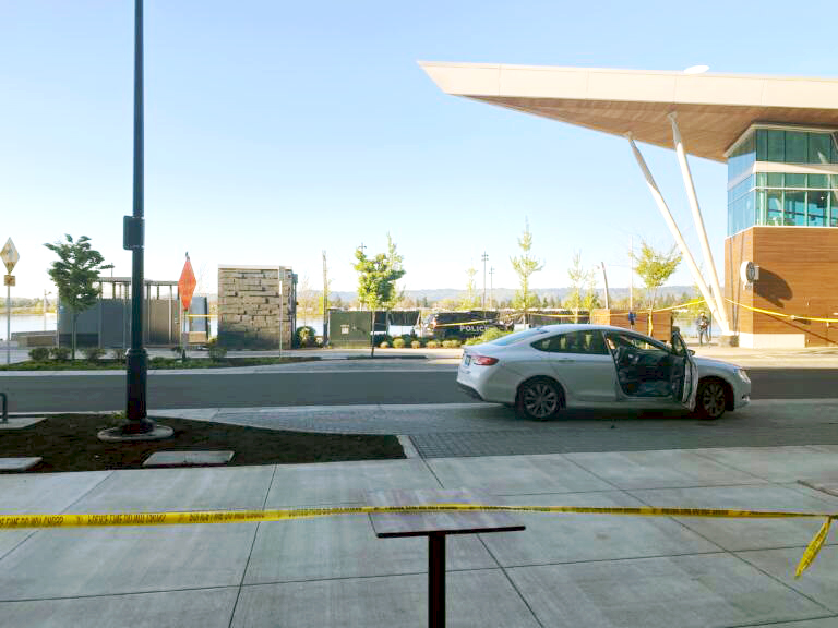 A Saturday morning shooting at the Waterfront Vancouver left one person dead.