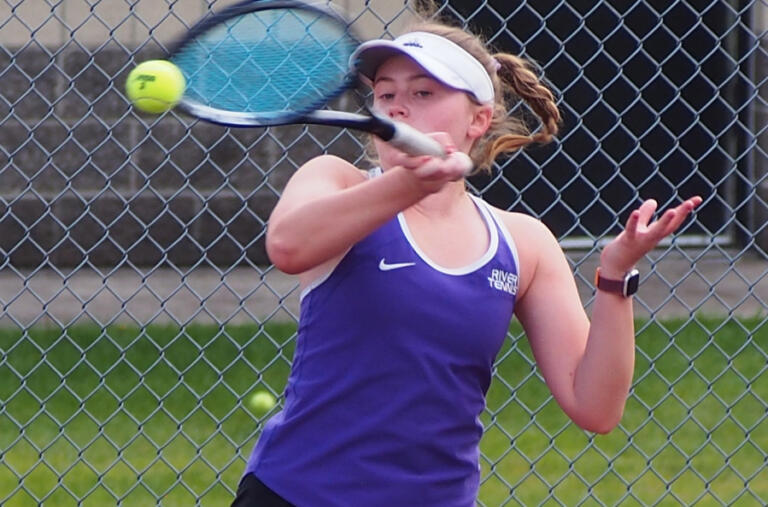 Columbia River senior Piper Rylander was undefeated as the Rapids'i No. 1 singles player this season.