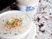 Mo's offered its clam chowder base to nonprofits for fundraising.