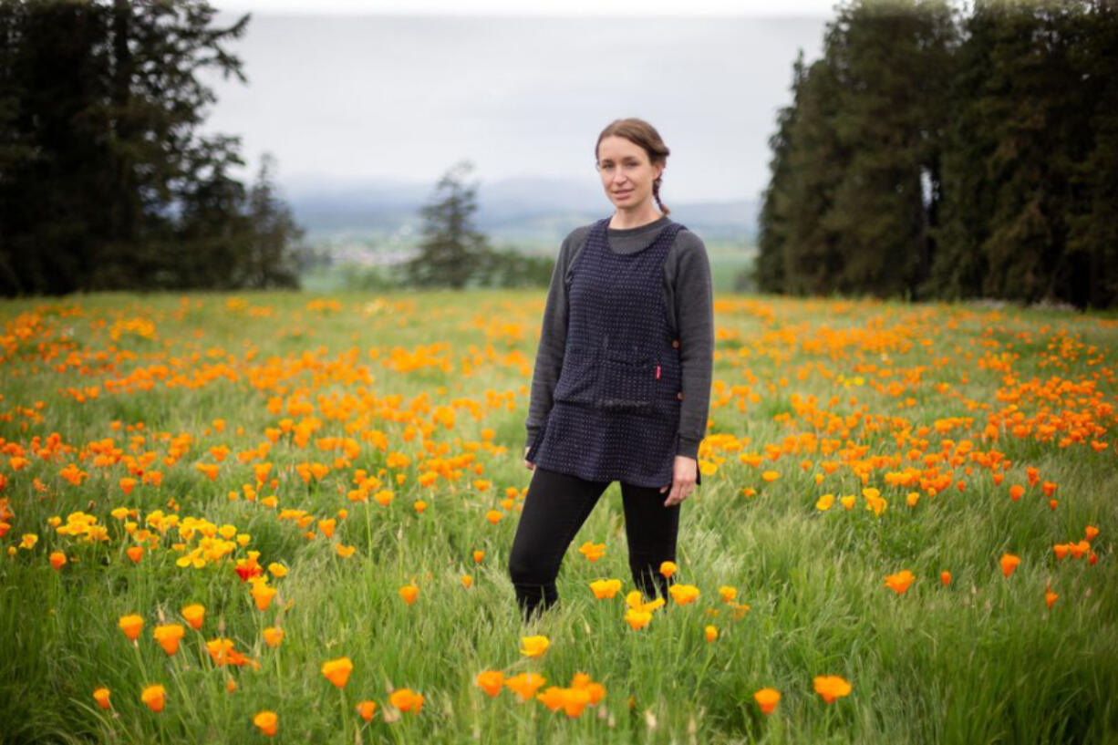 Top Chef contender Sara Hauman at Soter Vineyards in Carlton, Ore., May 6, 2021, where she is head chef.