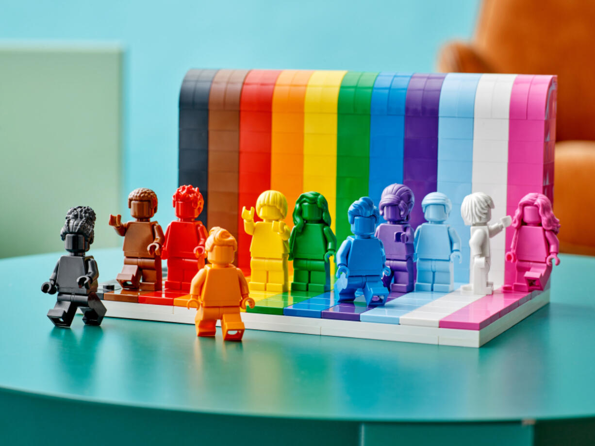 Lego's "Everyone is Awesome" will be available globally on June 1, the first day of LGBTQ Pride month.