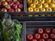 Colorful fruits and vegetables are available for purchase at the new Thiselle Creek Farm farm stand in Yacolt.