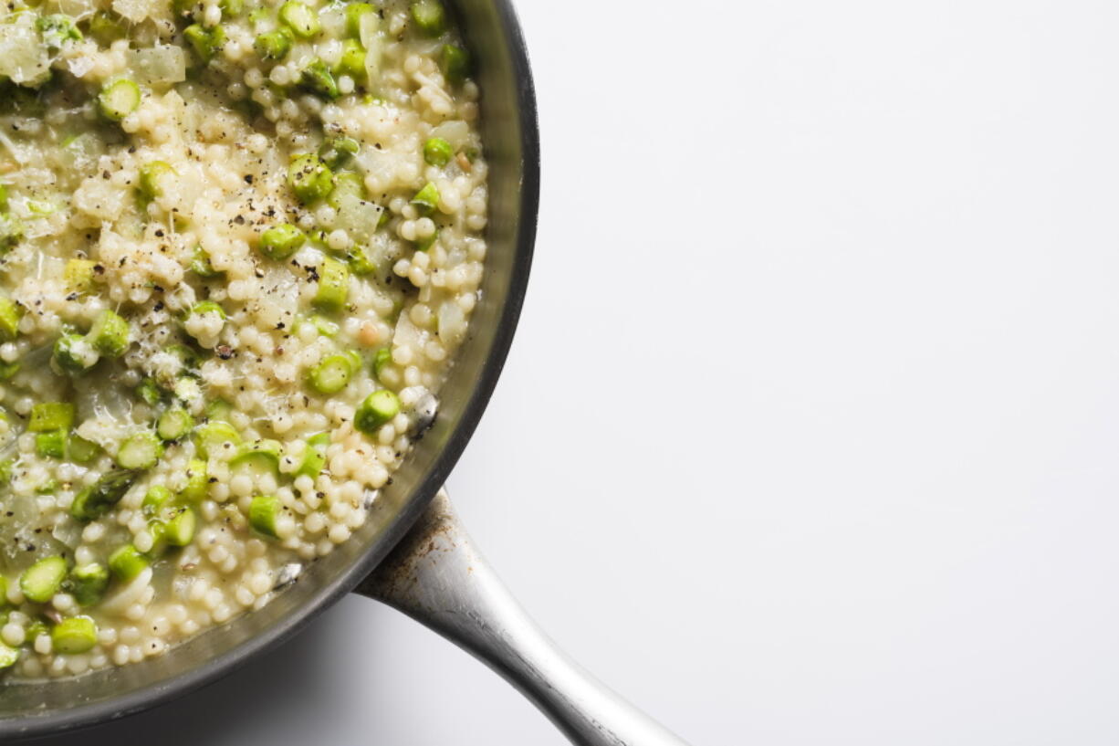 Couscous Risotto With Asparagus (Milk Street)