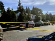 Vancouver police investigate a shooting in the Uptown Village area on Memorial Day.