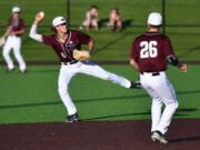 Ridgefield shortstop John Peck homered twice and had six RBI in a 17-2 win over Walla Walla on Friday. Peck leads the West Coast League with 38 RBI.