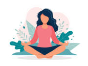 You don't need to sit cross-legged to meditate. Just find a comfortable position where you can be relaxed yet alert.